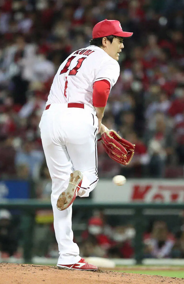 【画像・写真】やっぱり竜キラー！広島・九里　7回1失点でチームの連敗「3」で止める　今季3勝は全て中日から