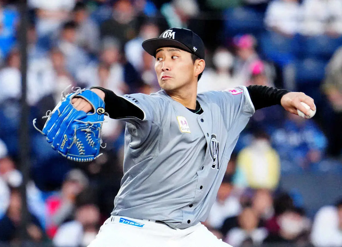 【画像・写真】ロッテ小島和哉6回1失点　7戦連続QSで5勝目の権利手にメルセへバトンタッチ