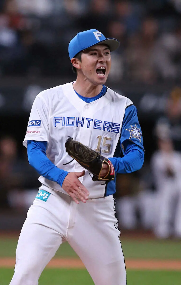 【画像・写真】日本ハム今季3度目の3連敗…ハンソンNPB1号の1点だけ　上沢7回雄叫び119球力投も1球に泣く