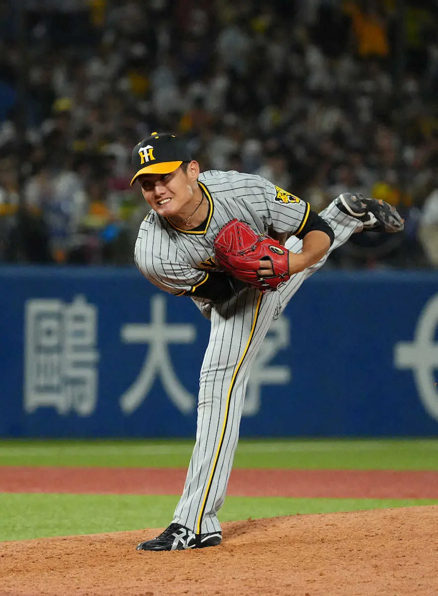 【画像・写真】阪神・西勇から西純へ“遠縁リレー”実現も　西純が1死からの連続四球で降板