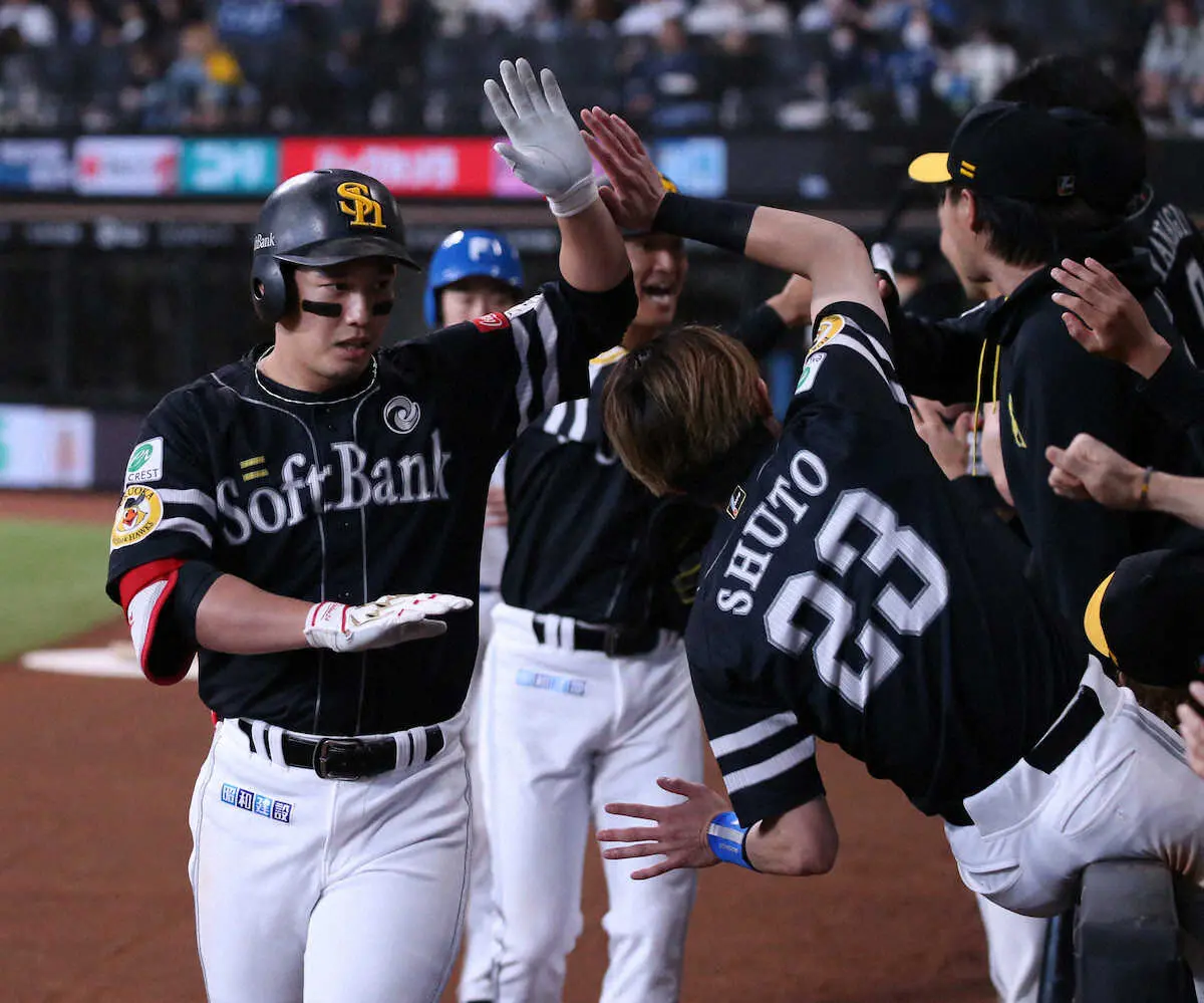 【画像・写真】ソフトバンク3連勝　和田「感謝」NPB通算2000投球回飾る4勝目　栗原の5月初本塁打が決勝2ラン