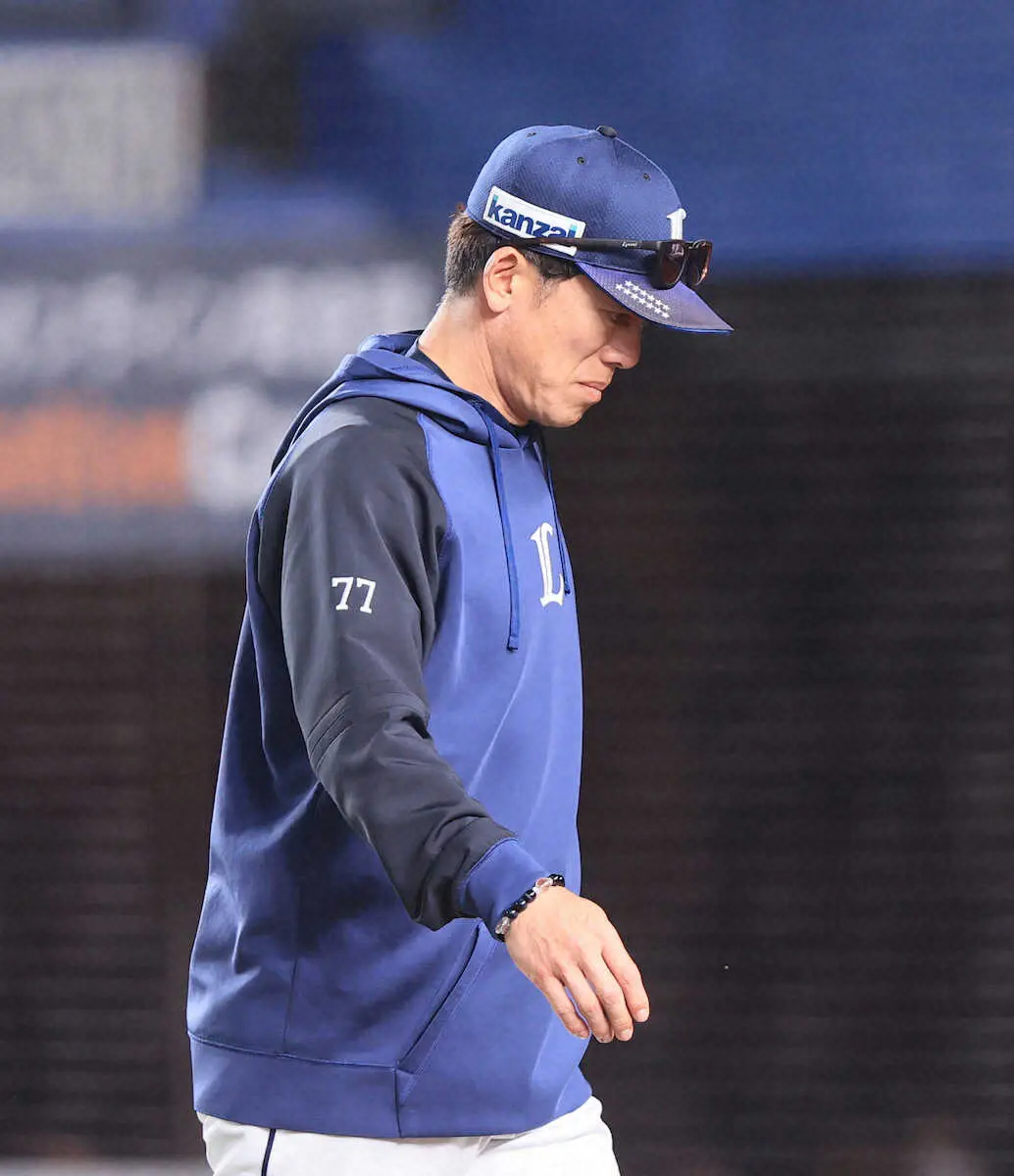 【画像・写真】西武　連敗で借金ワースト「6」今井が8失点　松井稼頭央監督「序盤であの点差では…」