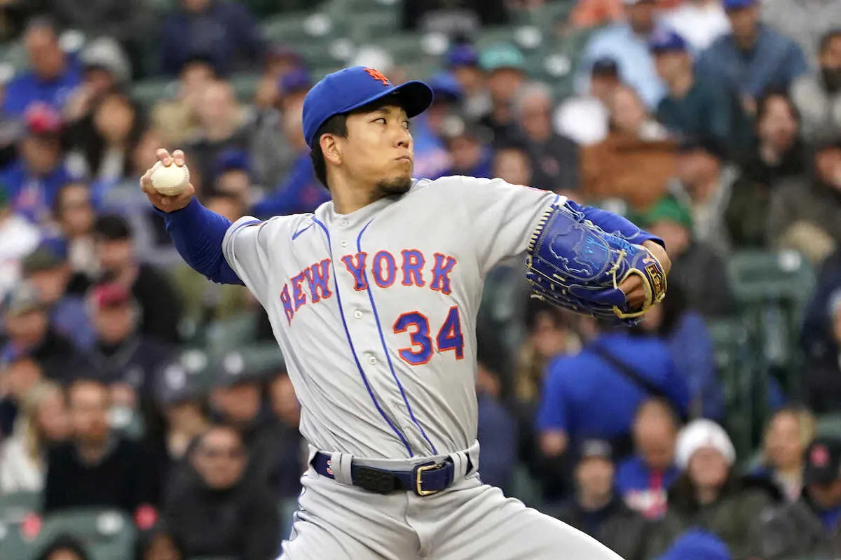 【画像・写真】カブス・鈴木誠也がメッツ・千賀から同点打　第2打席で適時二塁打　メジャー初の直接対決