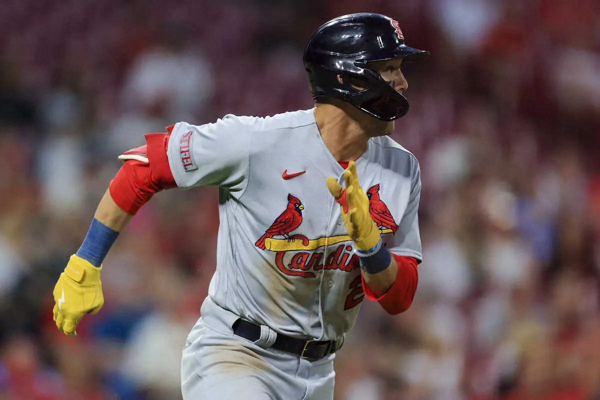 【画像・写真】ヌートバー　14試合ぶり4号アーチ！5回に右腕ライブリーから右越えソロ、出塁率・384