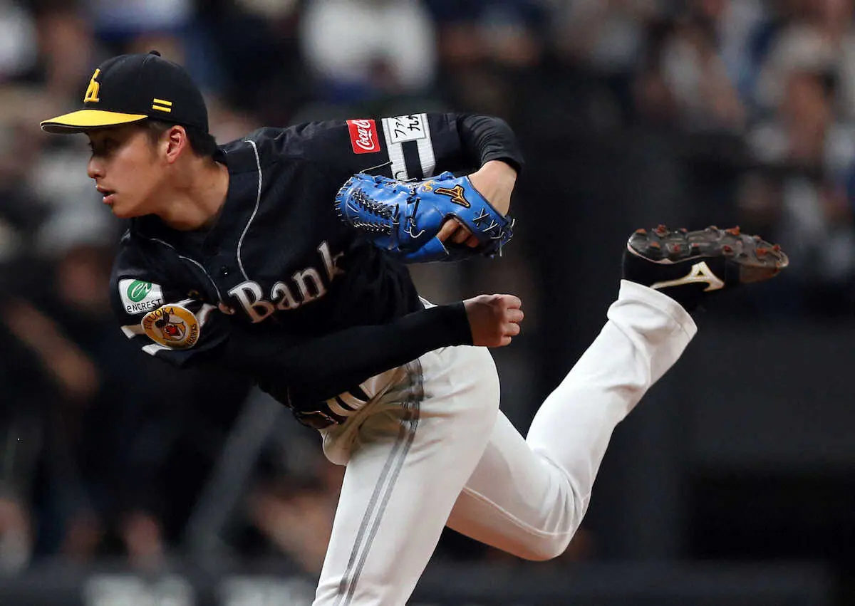 【画像・写真】7回、3番手で登板した板東（撮影・高橋　茂夫）