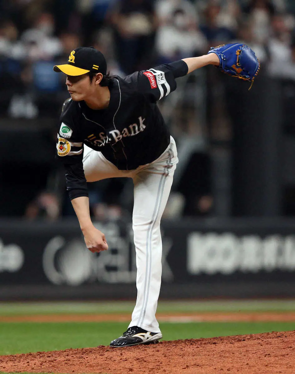 【画像・写真】8回に登板した松本裕（撮影・高橋　茂夫）