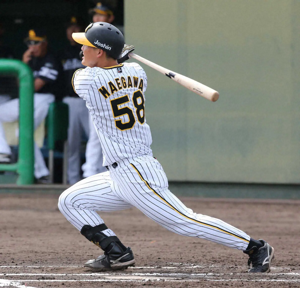 【画像・写真】阪神・前川が左キラー・嘉弥真から2号ソロ　「結果を残し続けるしかない」