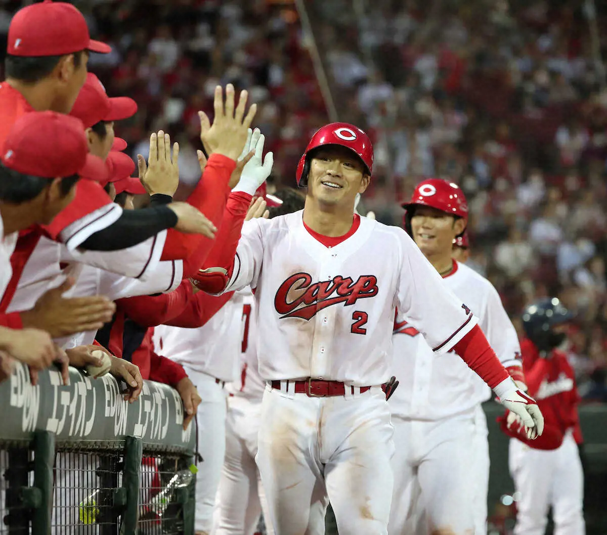 【画像・写真】坂倉だ！秋山だ！広輔弾だ！　広島が序盤から猛攻劇、3回までに大量6得点