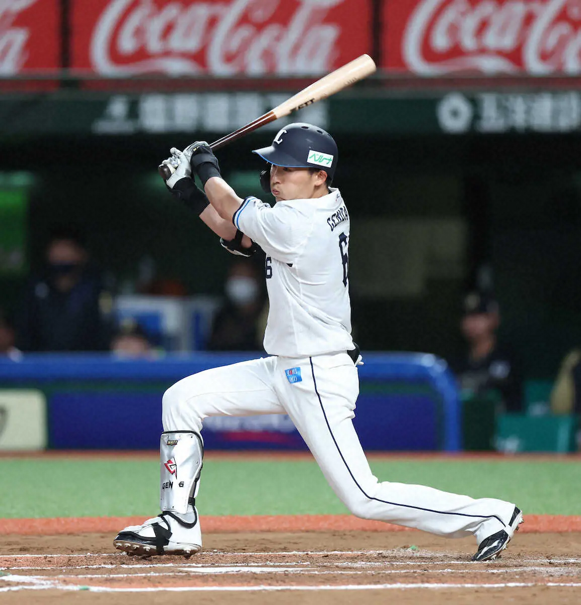 【画像・写真】西武・源田　おかえり！今季初昇格いきなりタイムリー　本拠地大歓声にガッツポーズ