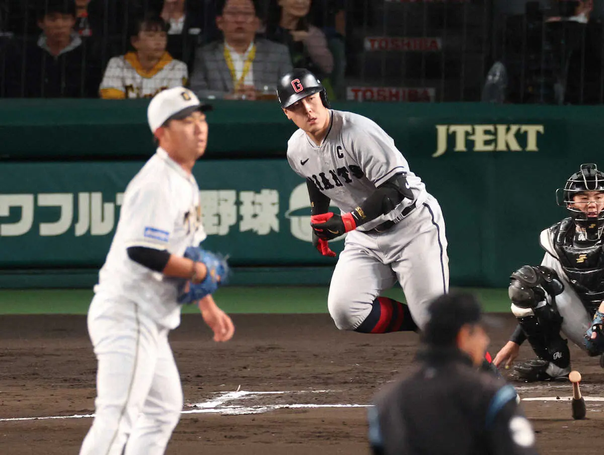 【画像・写真】巨人・岡本和2安打も「最後に打たないと」
