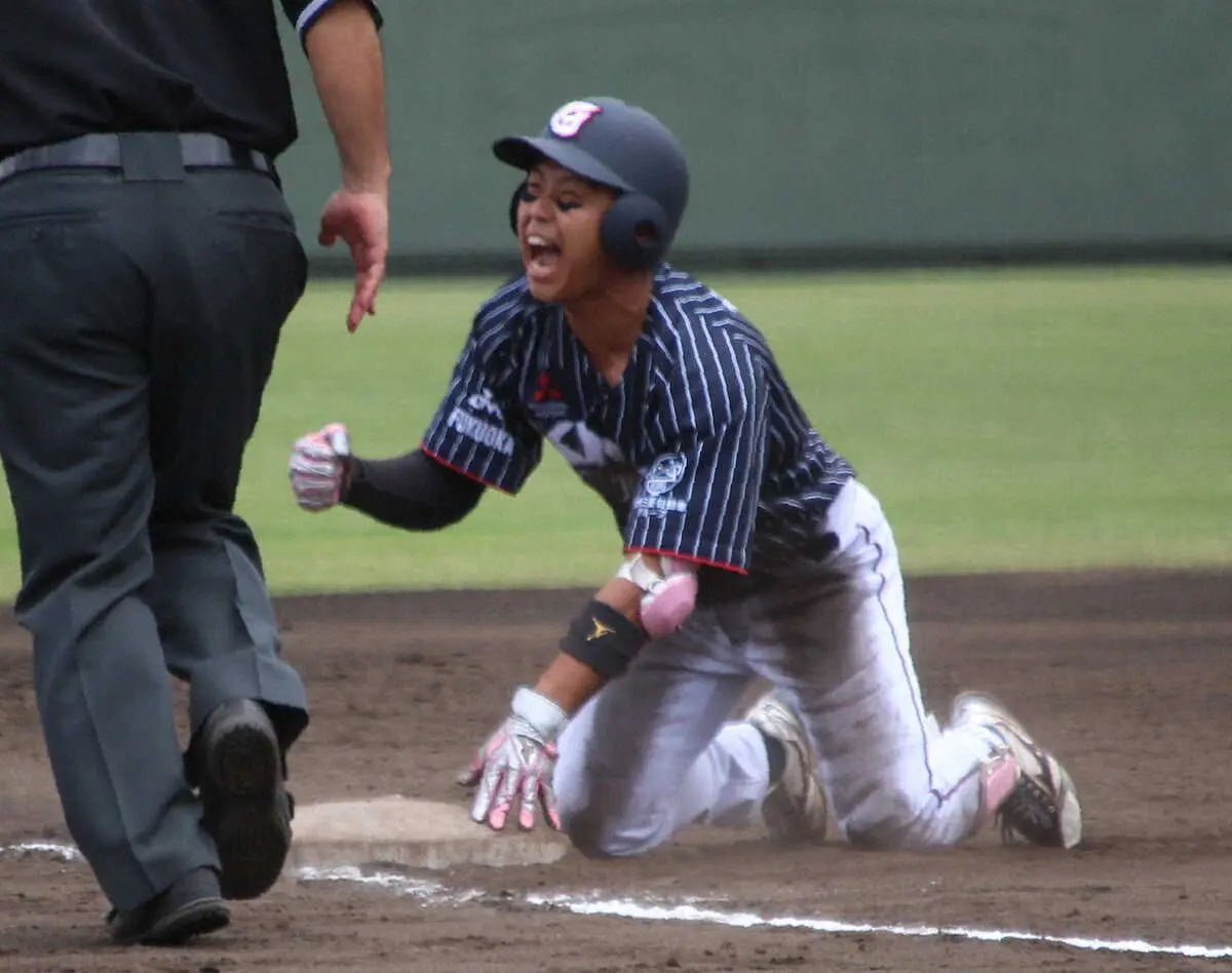 【画像・写真】KMGホールディングス　6年ぶり本戦へ快勝発進　ルーキー大暴れ！峯が先制2点打「俺が決めてやると」
