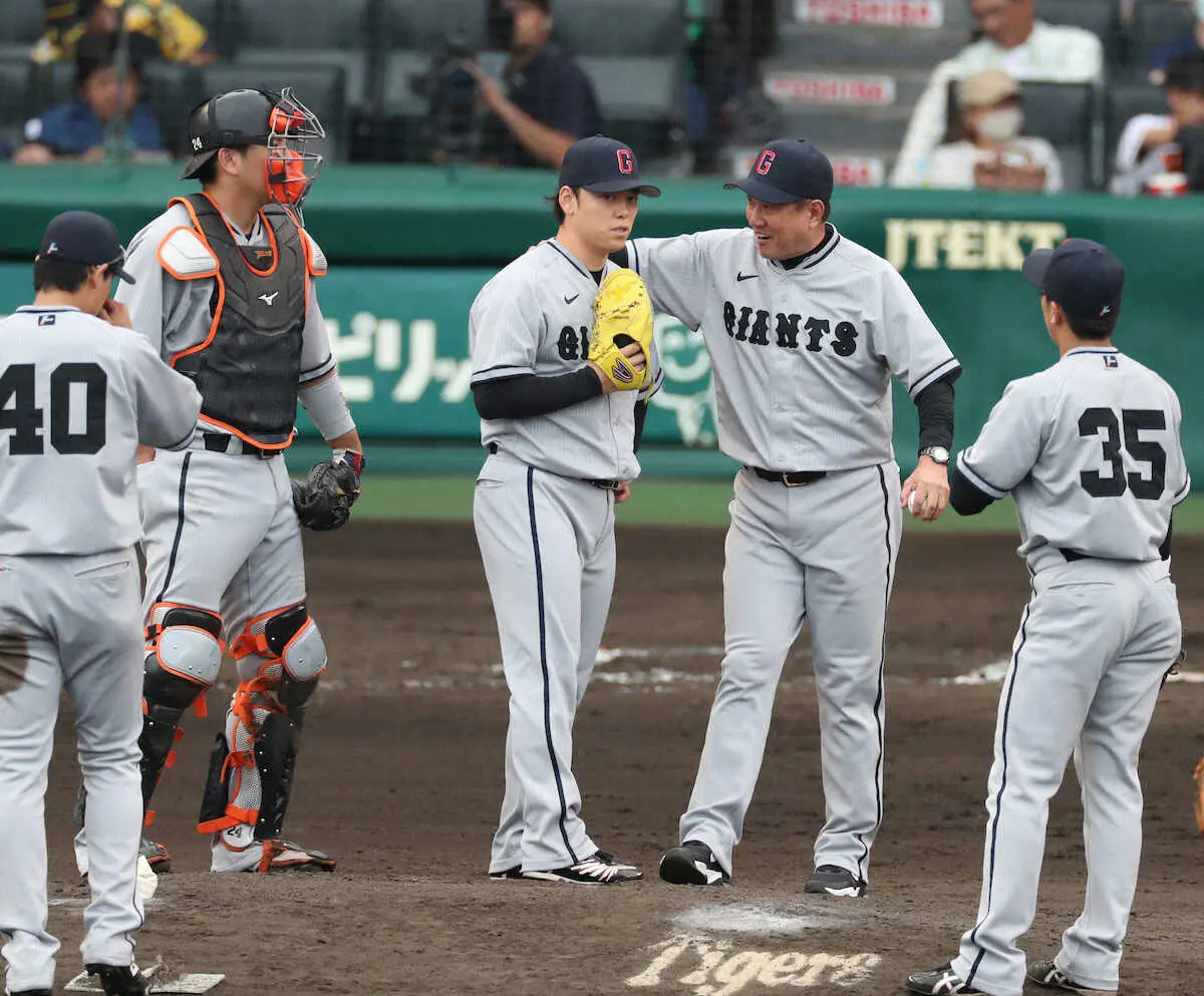 【画像・写真】巨人　甲子園で5年ぶり3連敗の屈辱…借金1の4位で交流戦に　“セ界初男”松井が力投も秋広4号ソロだけ