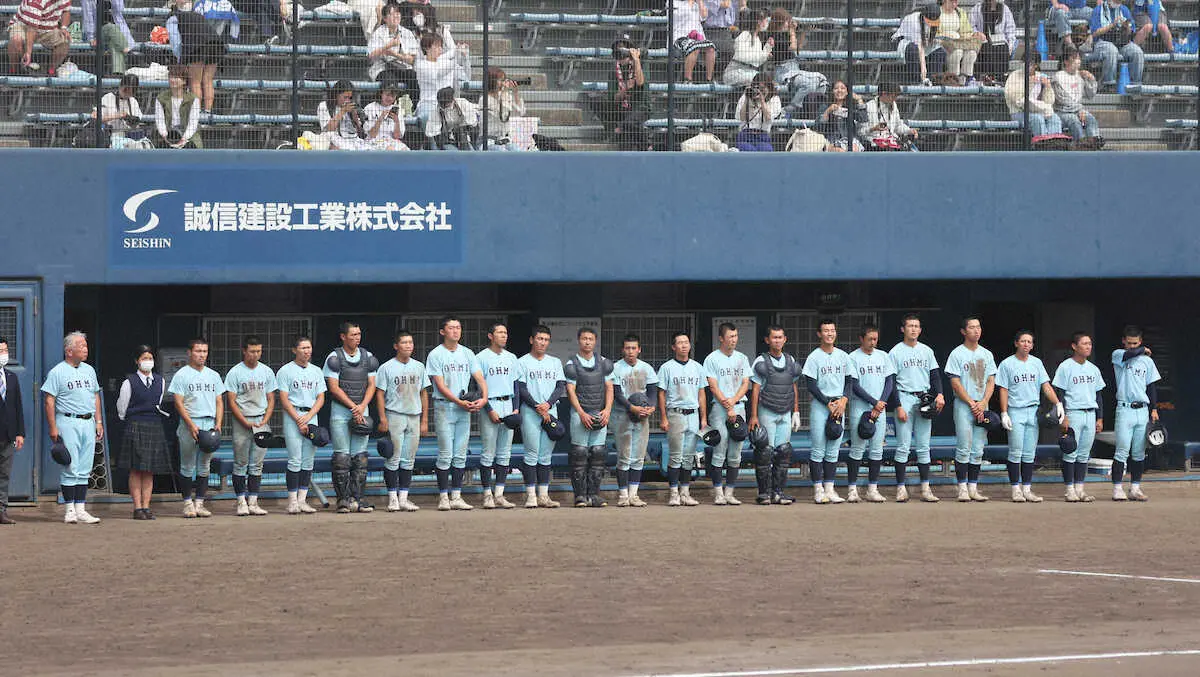 【画像・写真】近江が金光大阪に競り負け　多賀監督「ここぞの場面で1本出なかった」