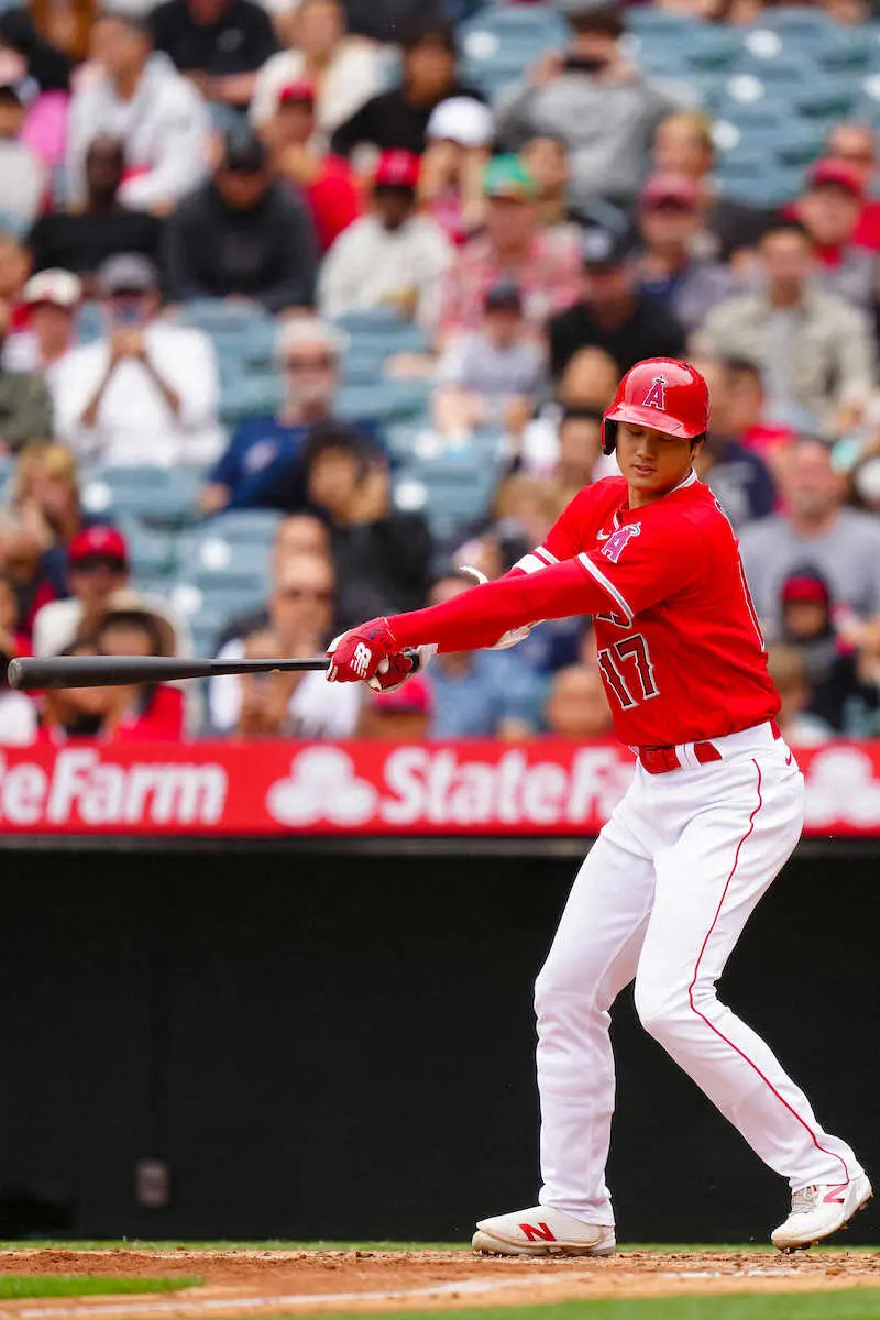 【画像・写真】エンゼルス・大谷　3試合、13打席ぶり安打も…今季初の1試合3三振で3連敗
