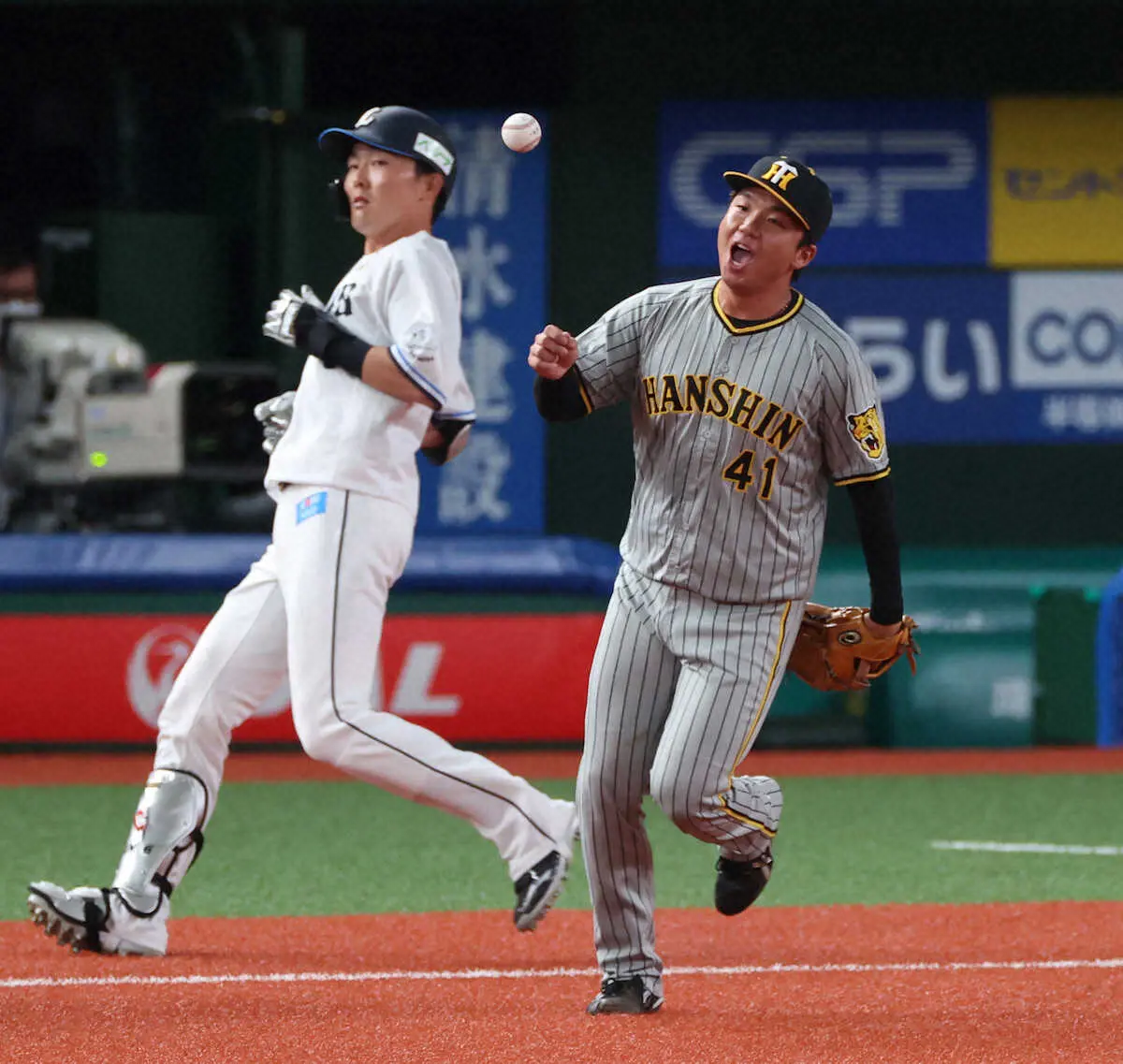 【画像・写真】能見篤史氏　直球のキレと配球の工夫で、パの打者も見事に攻略　8回まで無四球はさすが