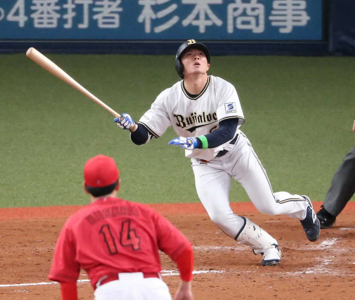 【画像・写真】オリ・茶野　仕事きっちり！犠飛で貴重な追加点　「バットに当てること、しっかり振ることを意識していた」