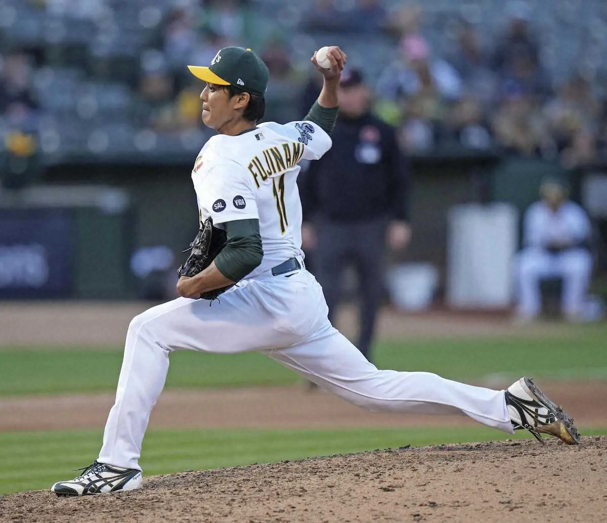 【画像・写真】アスレチックス・藤浪　被弾もメジャー初ホールド　チームの11連敗ストップに貢献