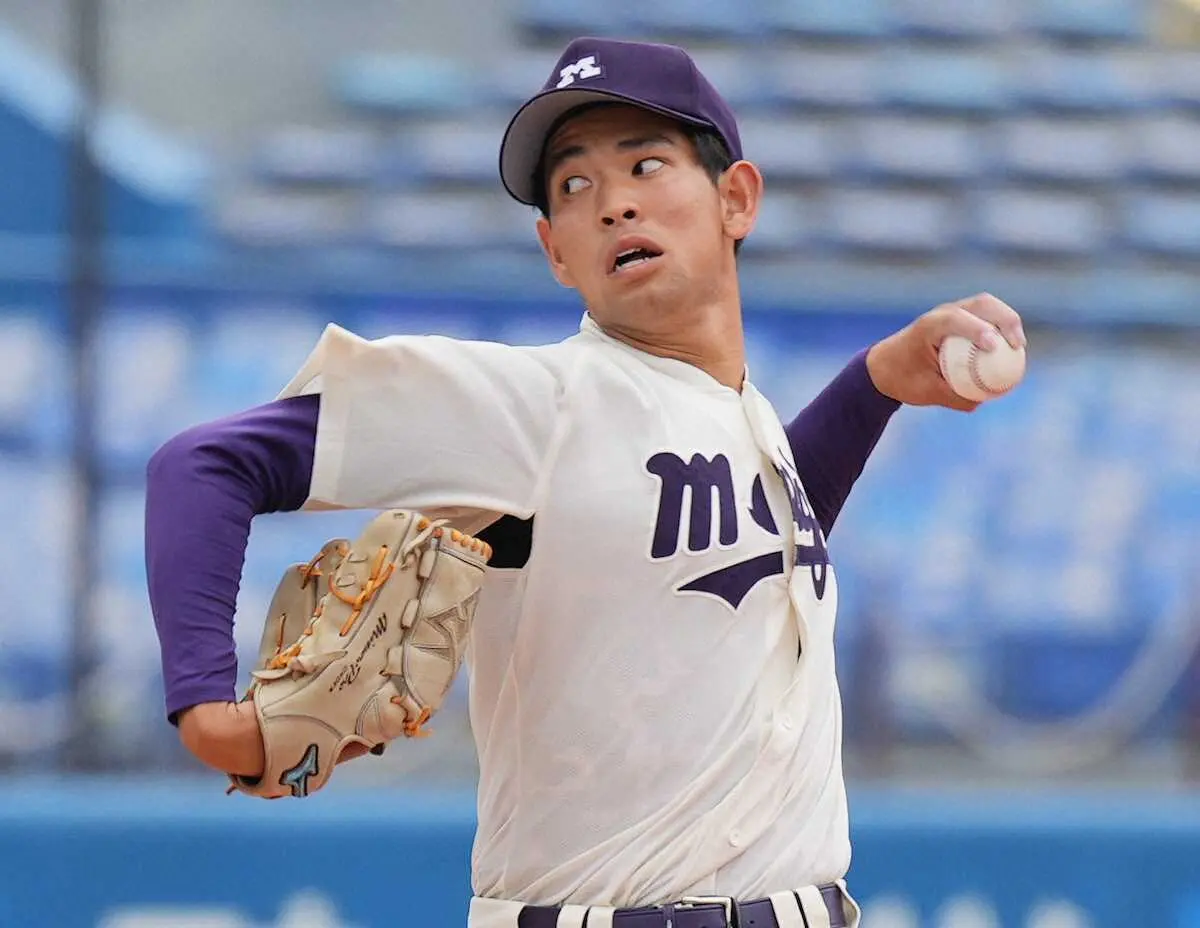 【画像・写真】東京六大学野球春季フレッシュトーナメント　明大　東大と引き分ける　
