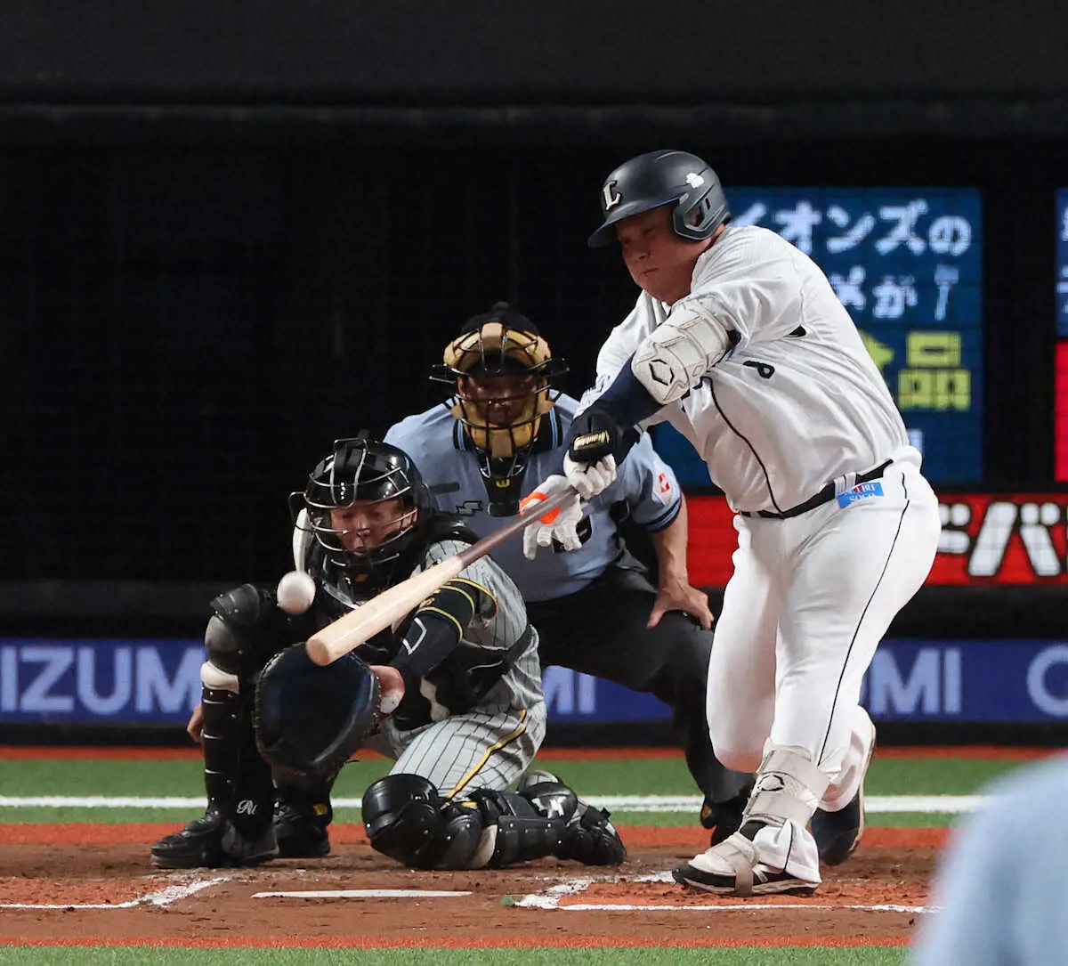 【画像・写真】西武4番渡部健人が「おかわり登場曲」で適時打　チーム7試合ぶりの先制点