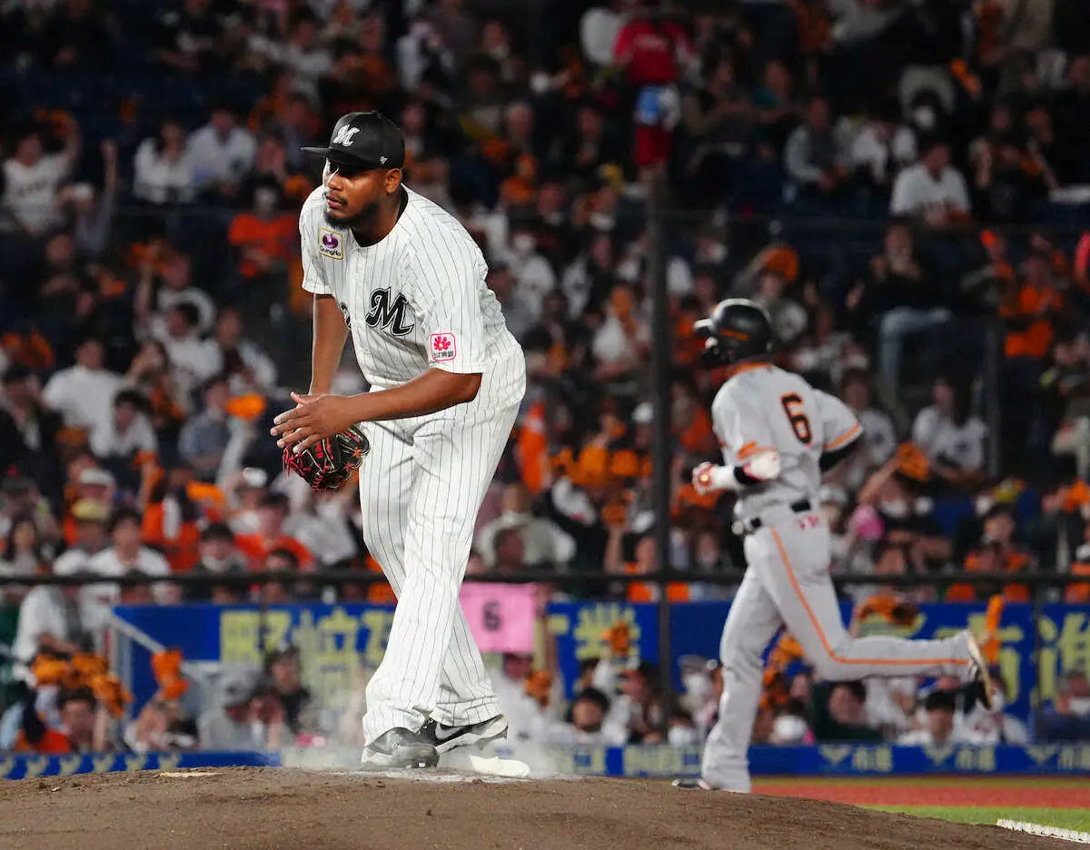 【画像・写真】ロッテ・メルセデス　古巣巨人にやられた…今季初1試合2被本塁打含む今季ワースト5回4失点で降板