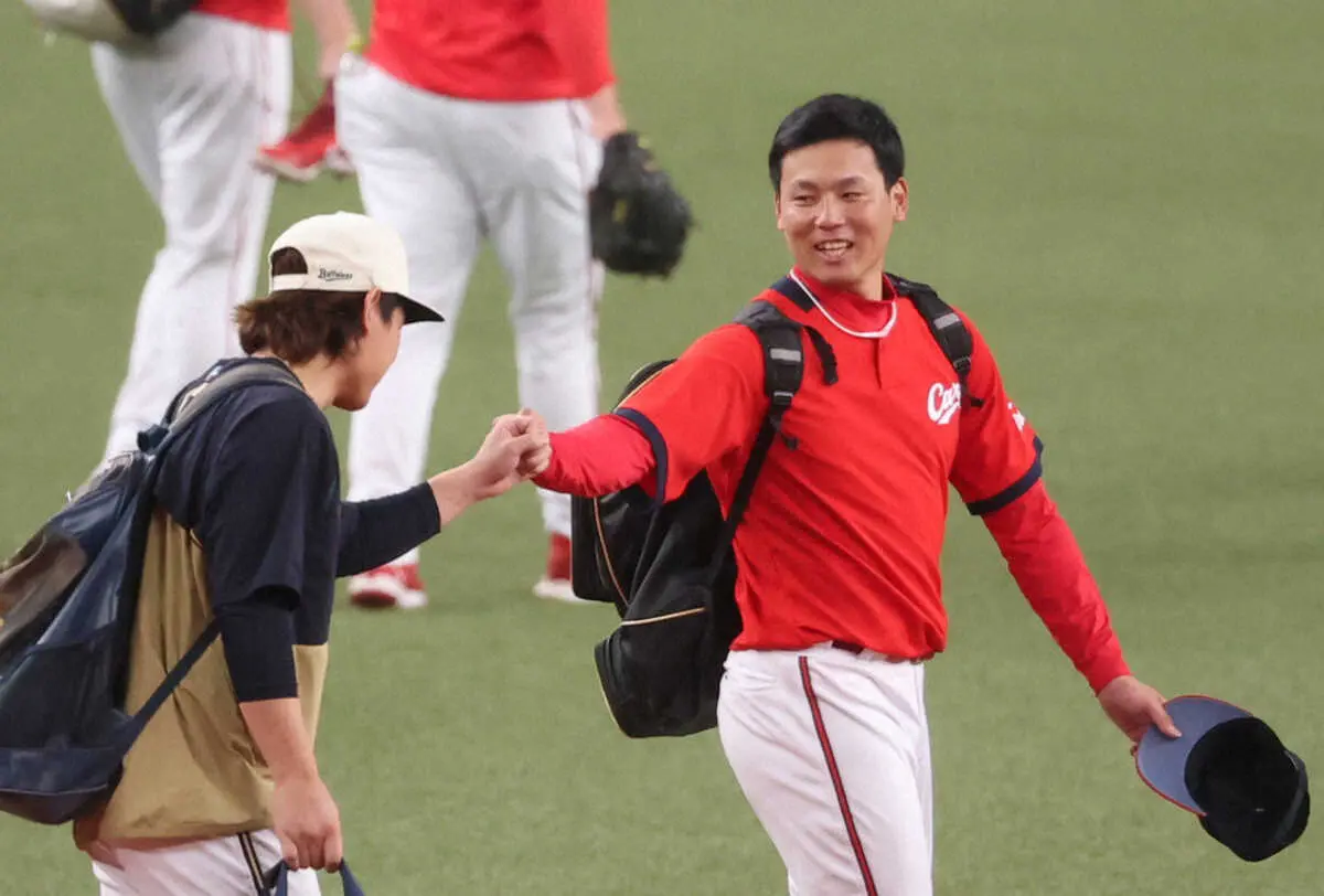 【画像・写真】広島　9回は矢崎で逃げ切り　守護神・栗林に新井監督「徐々に上げていこうなと彼と話している」