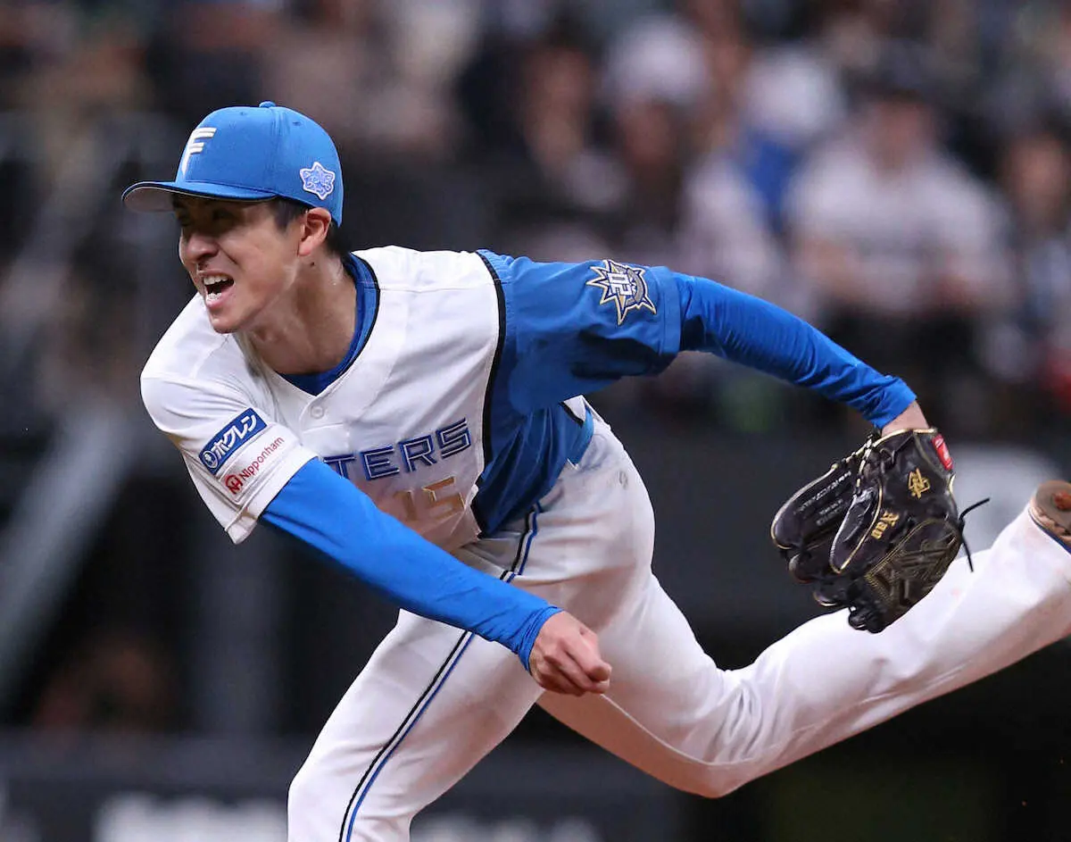 【画像・写真】日本ハム　上沢は「無欲」でチームトップの5勝目　8回125球を投げて6安打2失点