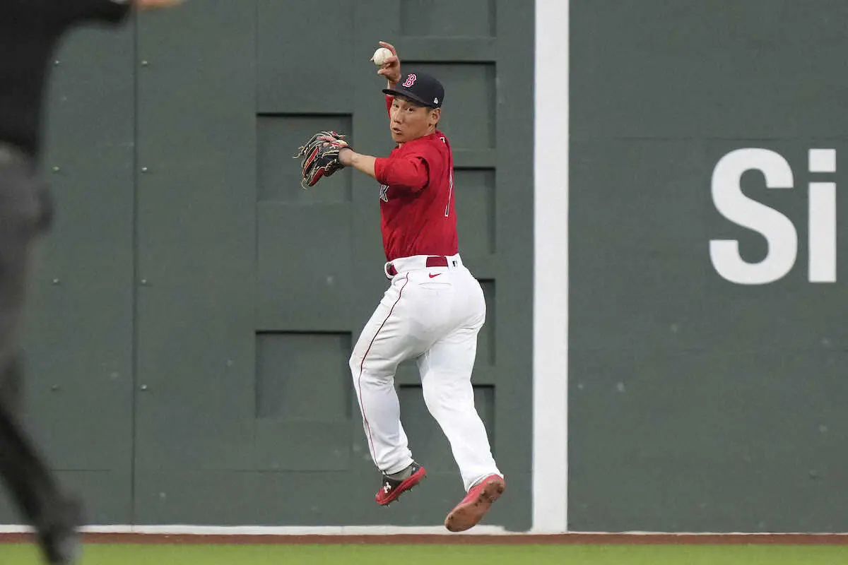 【画像・写真】レッドソックス・吉田正尚は第3打席まで快音響かず　四球、左飛、左飛と2打数無安打