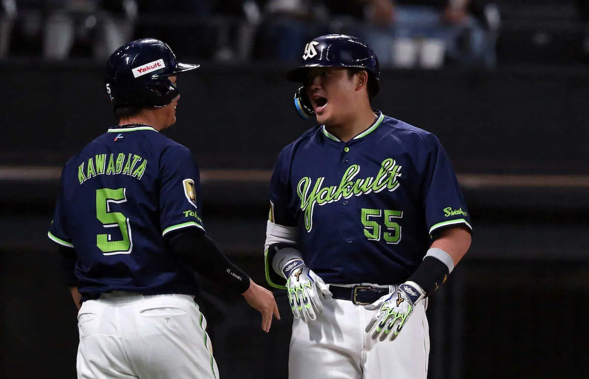 【画像・写真】ヤクルト・村上　連敗12で止める3戦ぶり10号2ラン「久しぶりに勝てて凄く良かった」