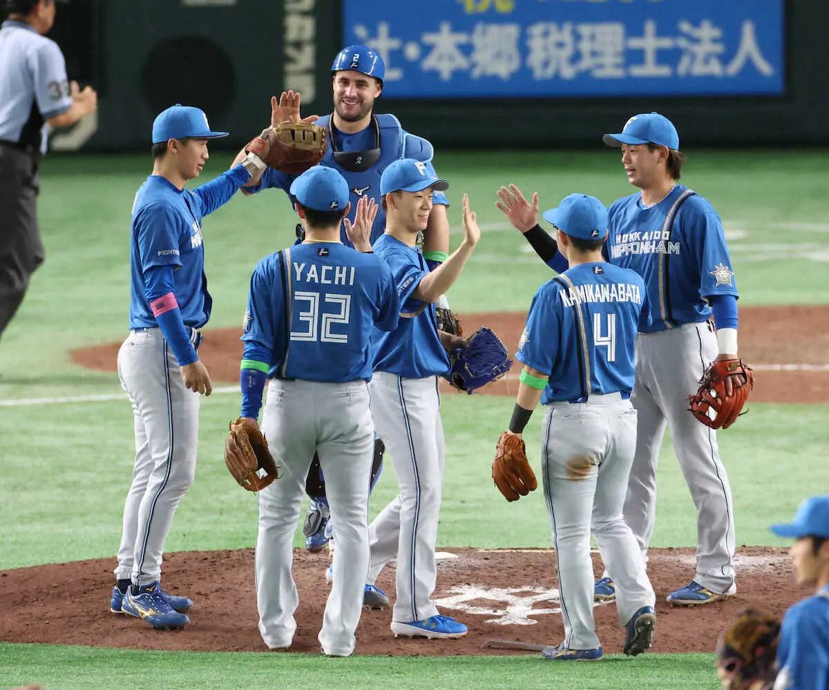 【画像・写真】日本ハム　今季最多8得点で巨人に大勝　“マンマル”万波＆マルティネス猛打賞　先発・鈴木健は5勝目