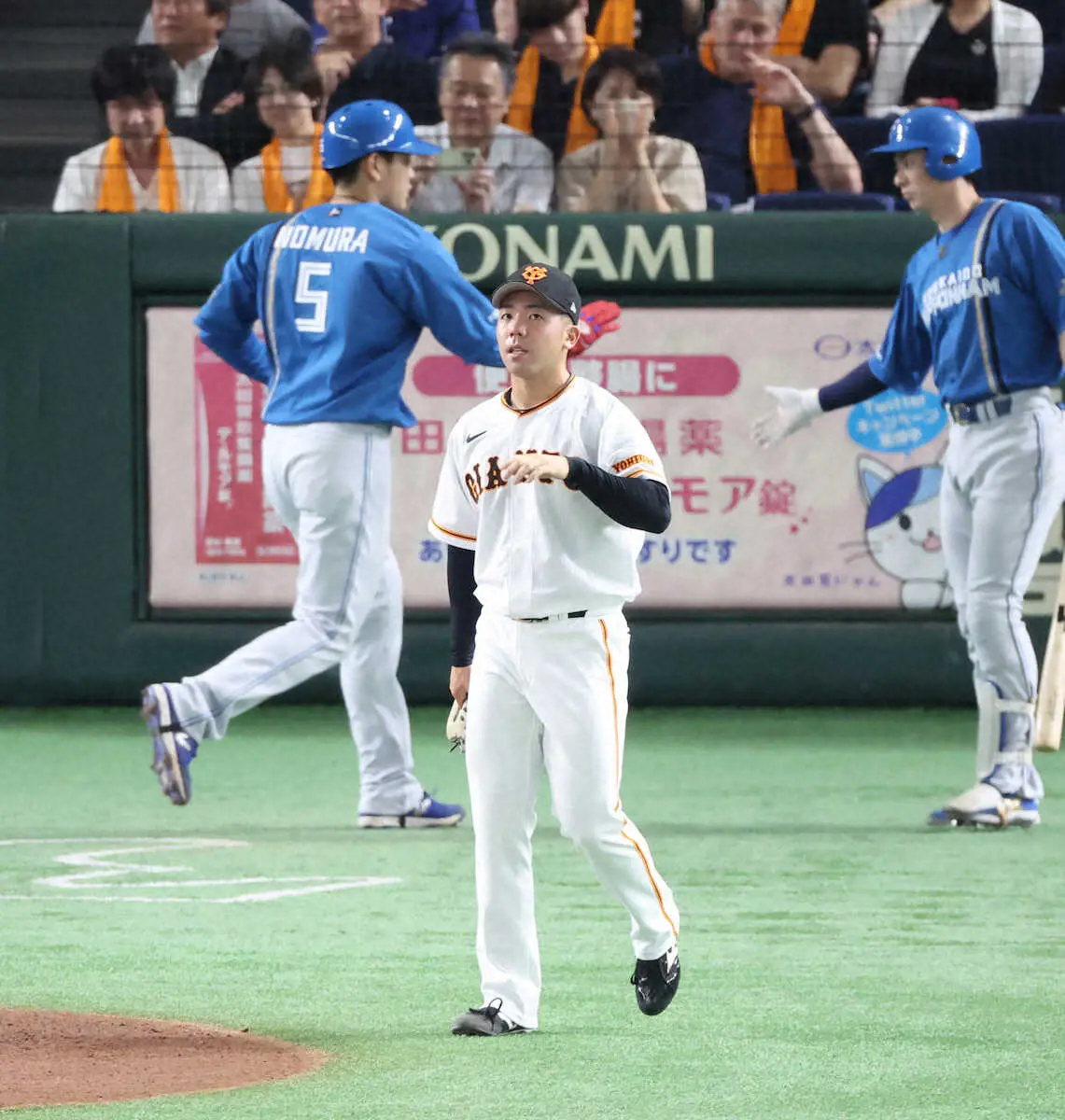 【画像・写真】日本ハム・野村　“花咲徳栄同級生対決”に完勝！　巨人・松井颯から6号3ラン