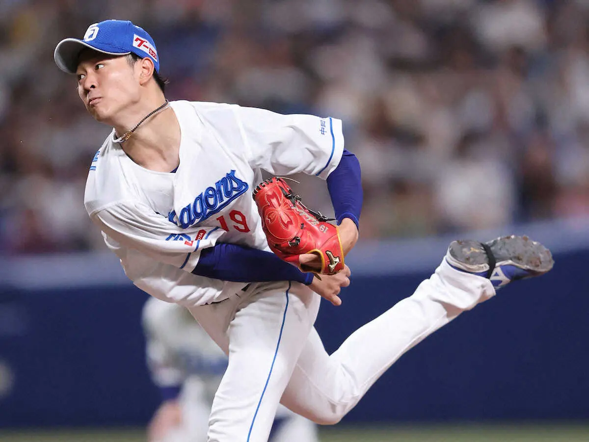 【画像・写真】宮城には負けん！　侍ジャパン同士の投げ合い　中日先発・高橋宏は7回無失点で自己最多の13奪三振