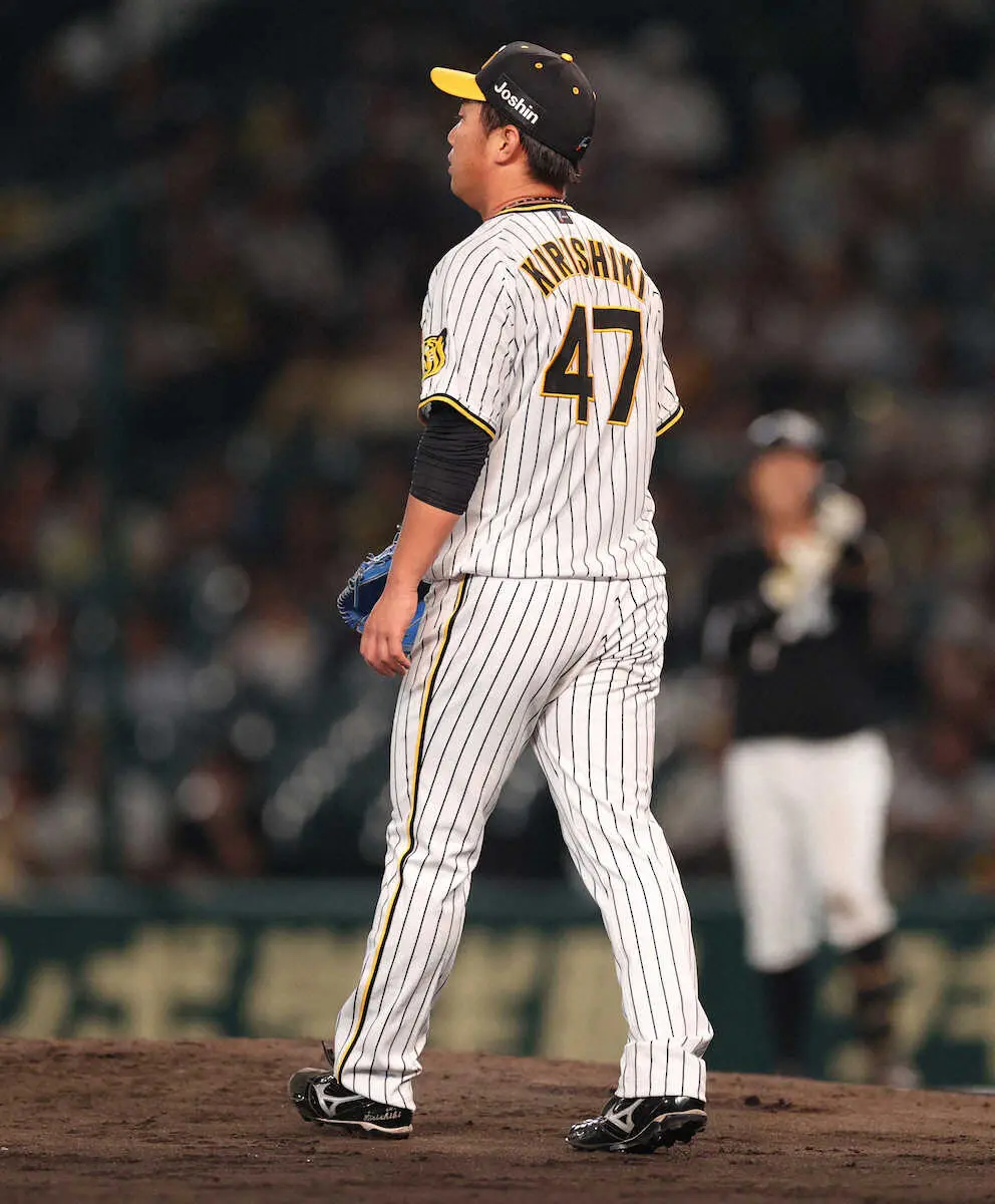 【画像・写真】阪神・桐敷、5回持たず「野手の方に申し訳ない」　痛恨被弾の浜地は「勝てなかったのは自分の責任」