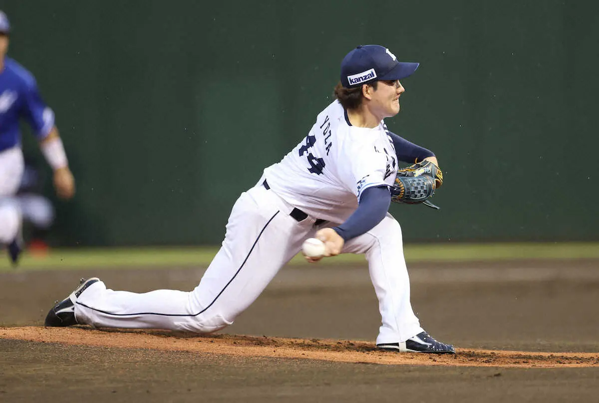 【画像・写真】西武　先発与座は7回2失点も今季初勝利ならず　5回2死二塁で細川への初球　直球を打たれて命運分かれる