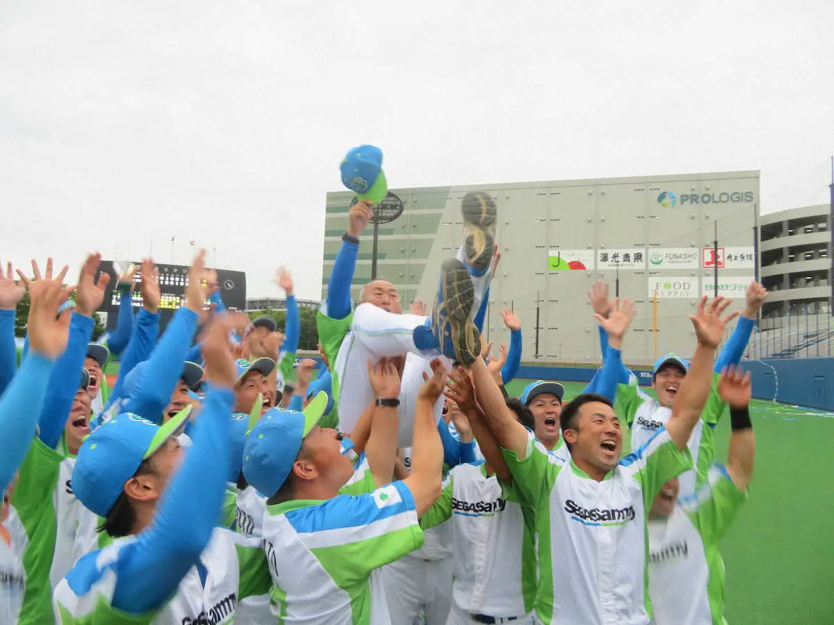 【画像・写真】セガサミーが東京D最終切符！　古屋敷が好救援でMVP「点を取られる気がしなかった」