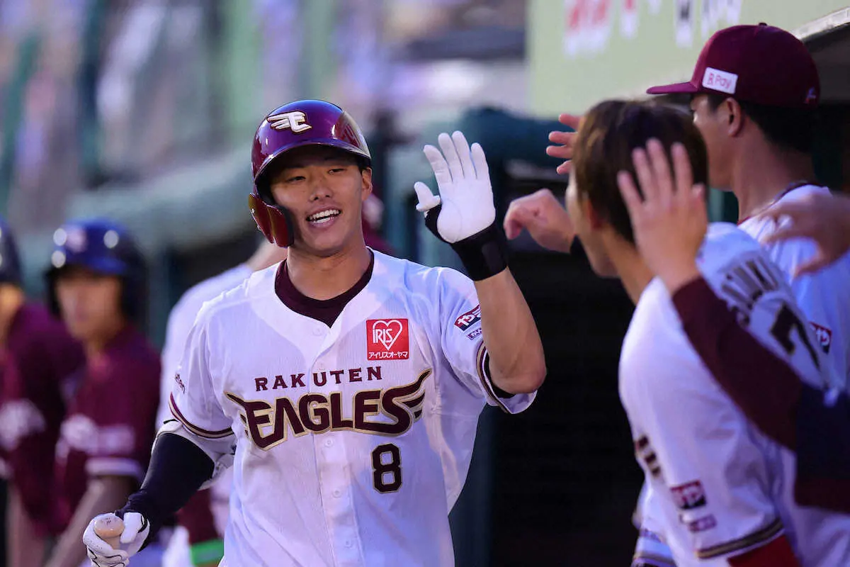 【画像・写真】楽天　2者連続アーチで反撃開始！安田3号ソロ＆辰己の2戦連発4号ソロ