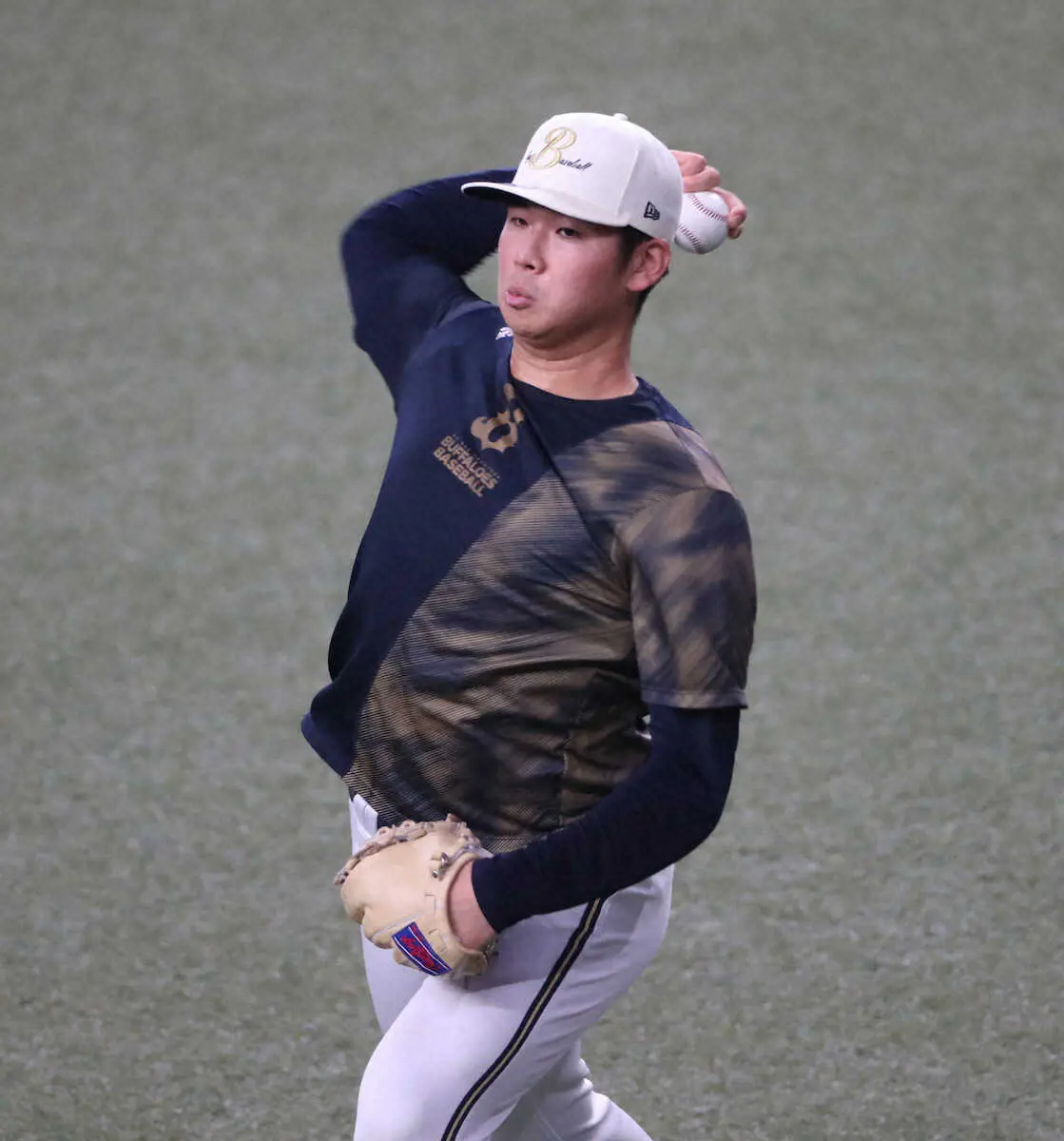 【画像・写真】オリ舜平大　DeNAバウアーと9日に先発対決　「ベンチからでも吸収できる。ちょっと見てみたい」