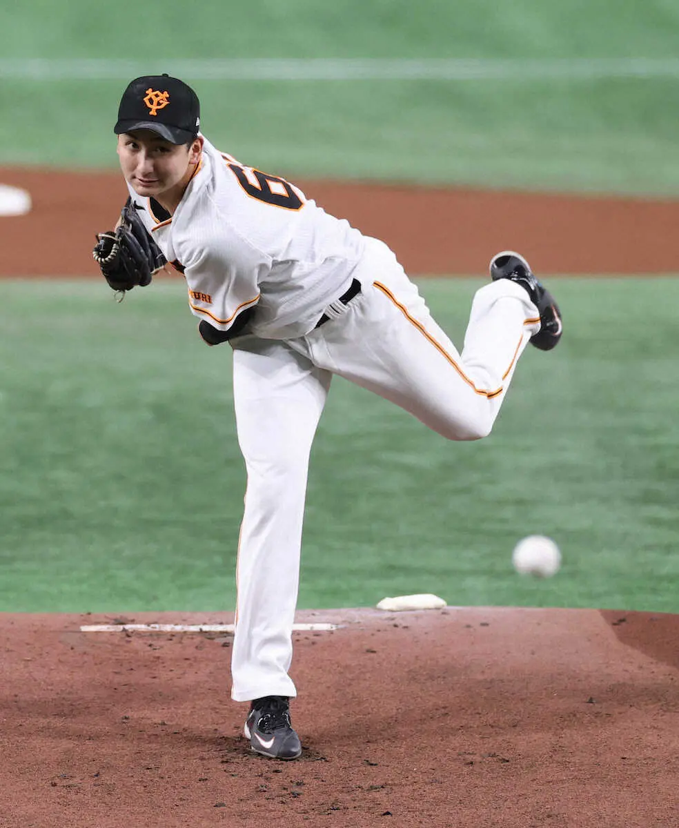 【画像・写真】巨人・横川　9日ソフトバンク戦に先発　「自分のピッチングを」