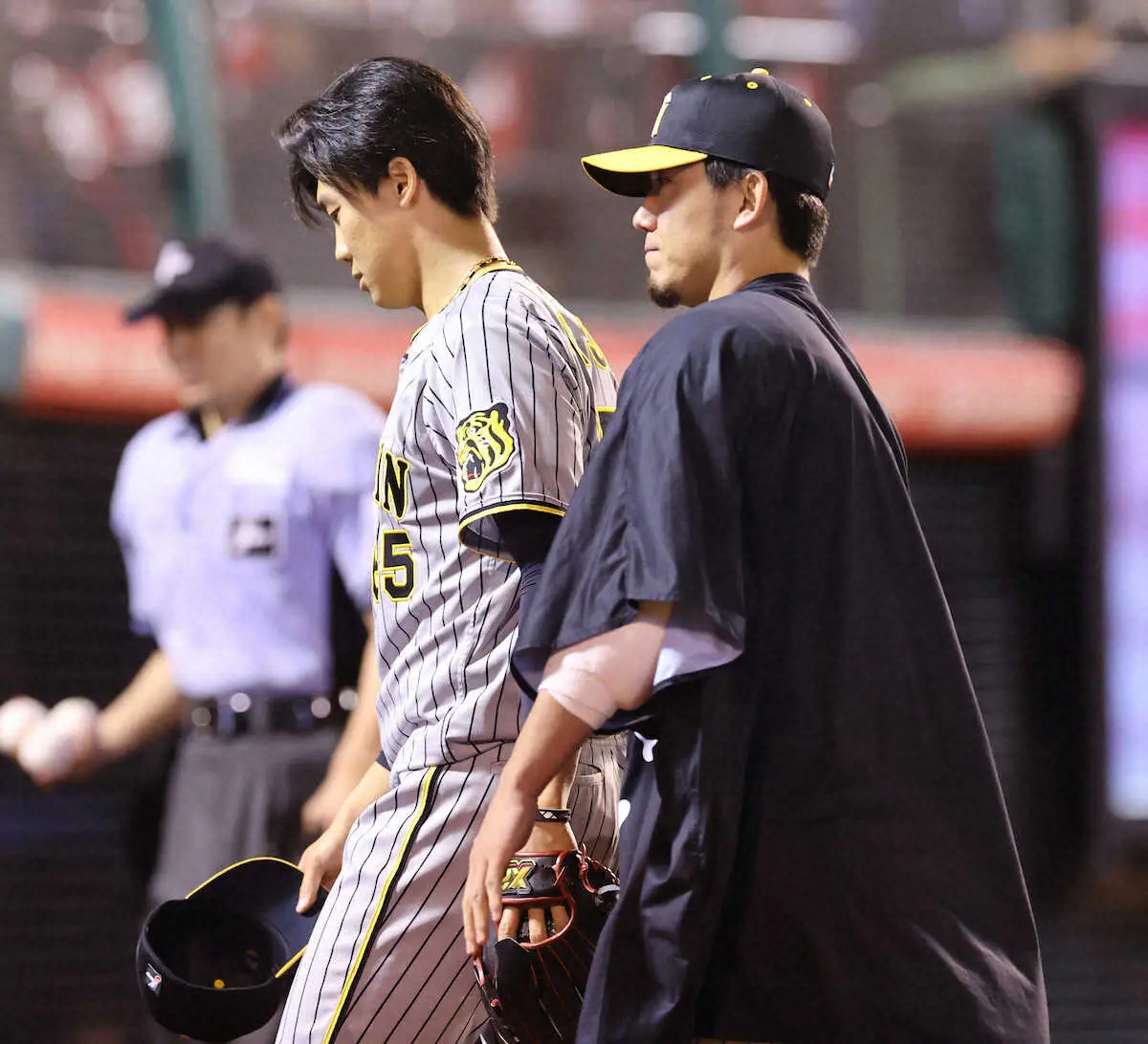 【画像・写真】阪神・湯浅「自分の力不足」あと1死で逆転被弾、まさかの今季初サヨナラ負け