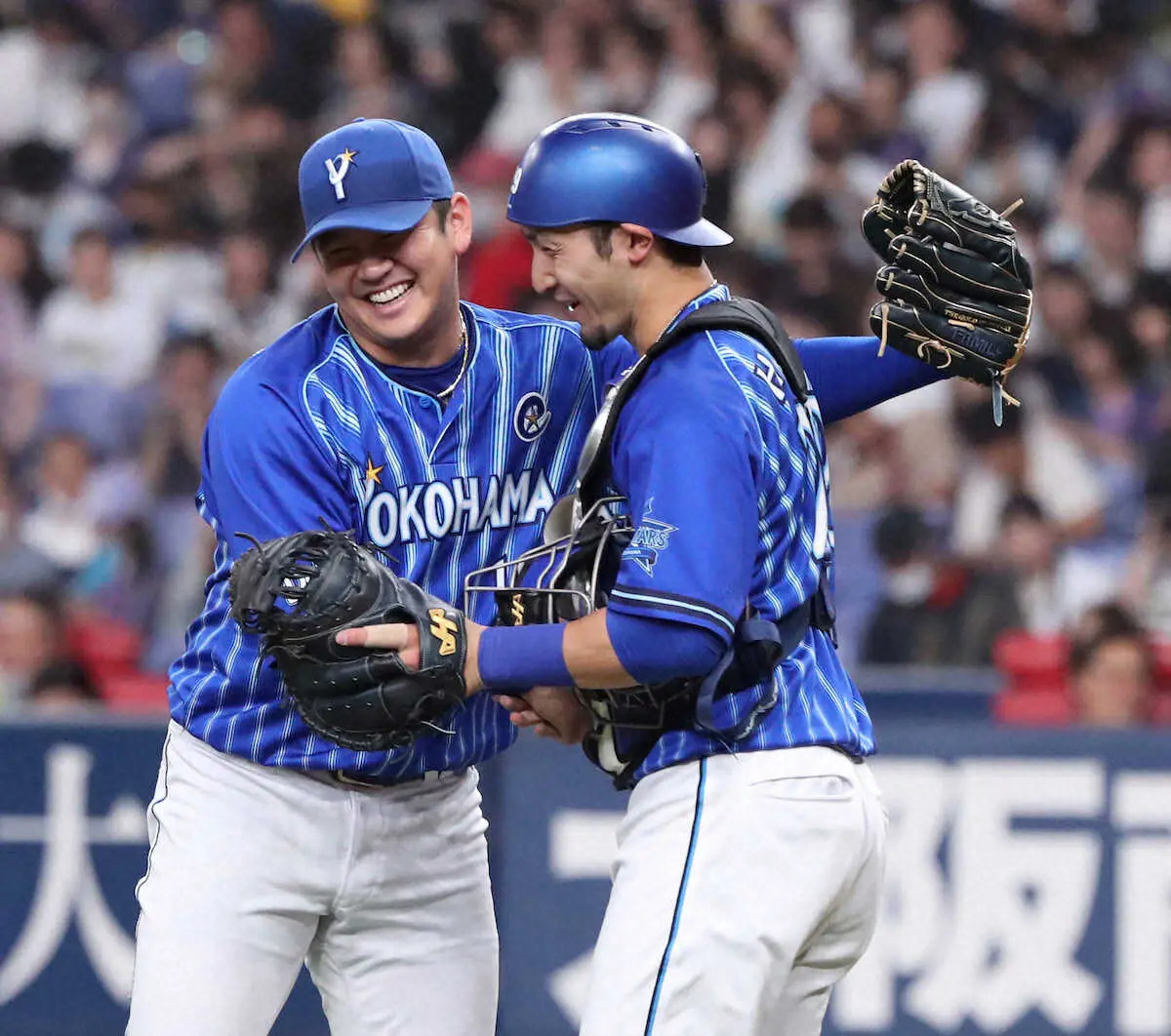 【画像・写真】DeNAが牧の“珍逆転3ランニング打”で連勝！無敗の20歳討ち　中5日バウアー気迫の7回2失点3勝目