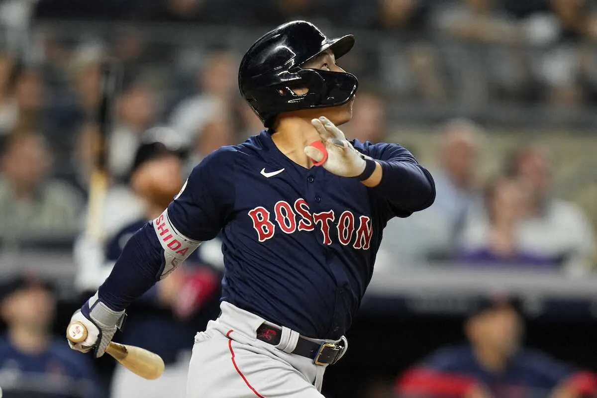 【画像・写真】Rソックス吉田、無安打もチームは勝利　初めてのヤンキースタジアム「歓声が凄い」「よく声が届く」