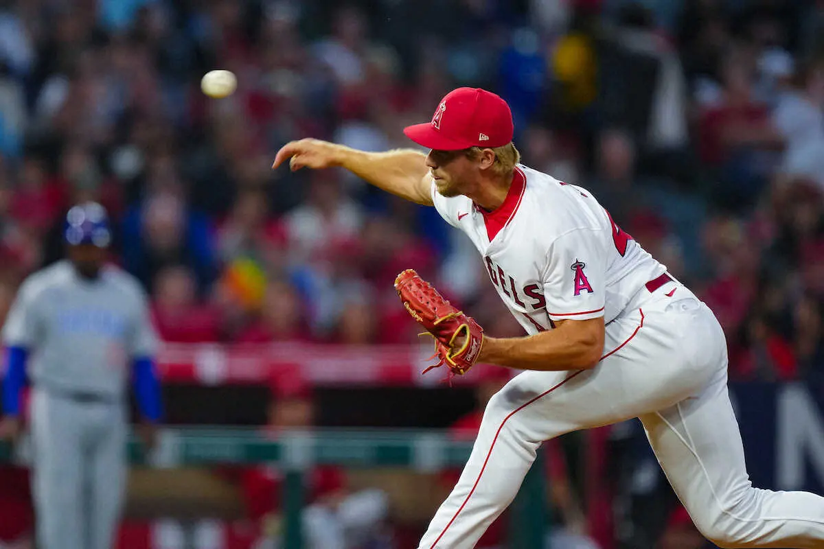 【画像・写真】エンゼルス　170キロ腕ルーキー・ジョイスが緊急降板　先発・大谷の後を受け登板も…「右手の炎症」で