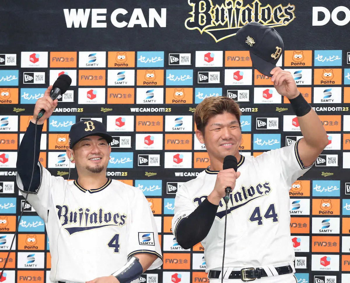 【画像・写真】オリ・頓宮　オリ姫のハートをバットとマイクでキャッチ?人気投票「ランクイン頑張ります」