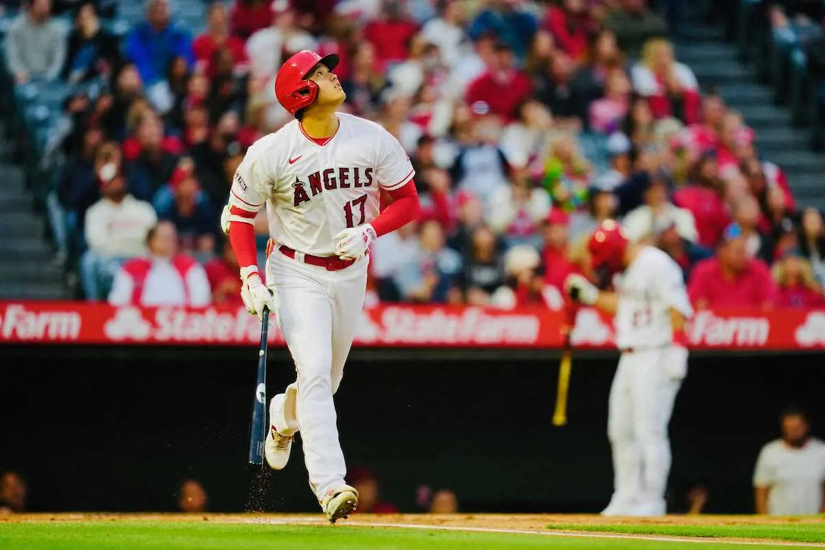 【画像・写真】2戦連発！エンゼルス・大谷翔平が18号　登板翌日は今季3本目　トップのジャッジに1差