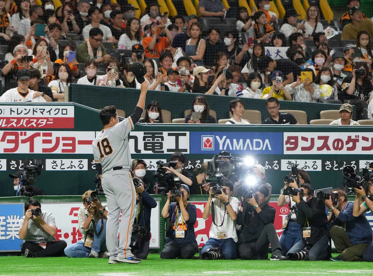 【画像・写真】巨人・菅野　今季初登板初勝利に笑顔「少し報われたような気がします」　離脱中は「すごく辛い時間でした」
