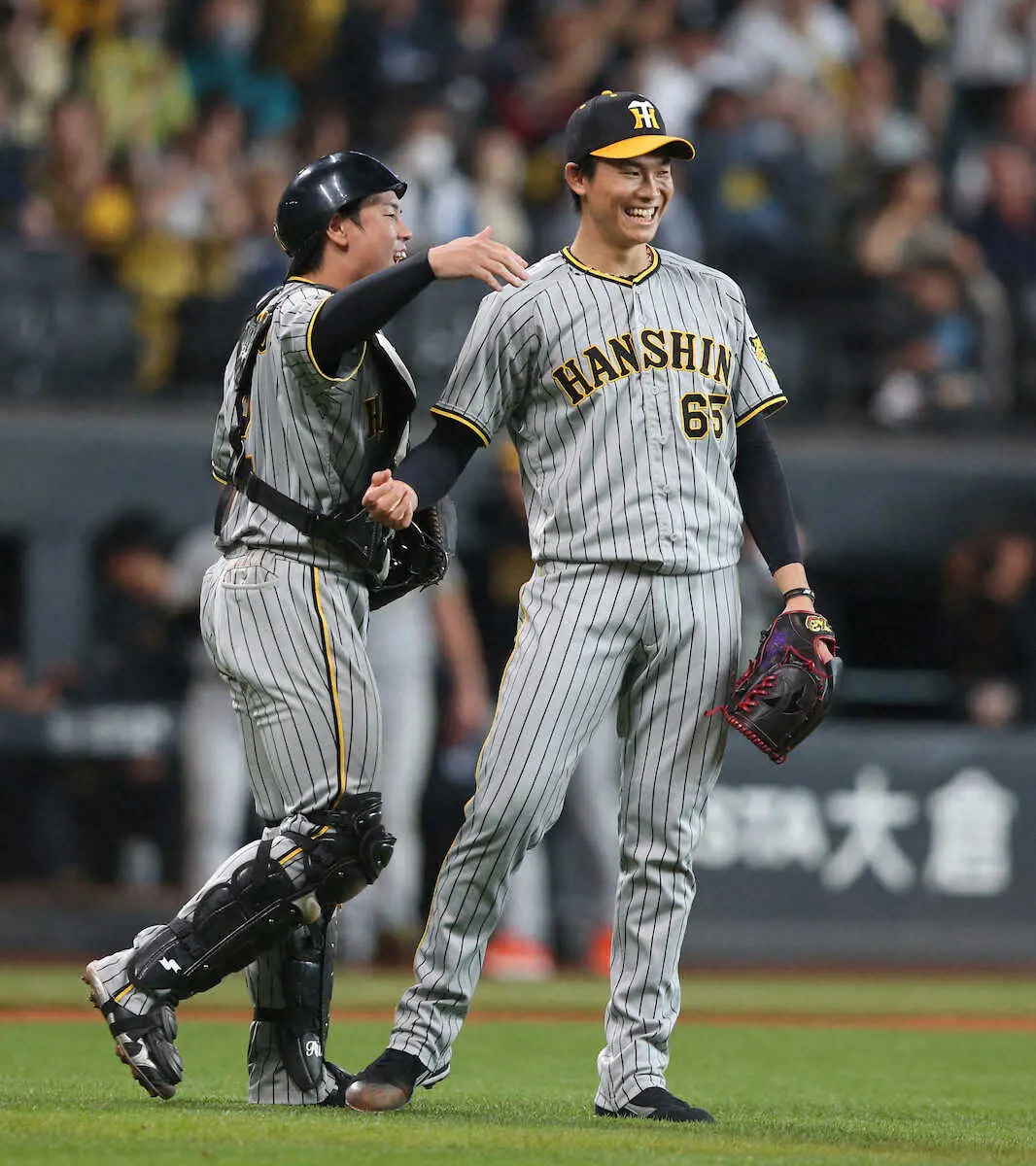 【画像・写真】配置転換待った！阪神・湯浅も胸アツの守護神起用　17年前を思い出す岡田采配と“その人”からの助言