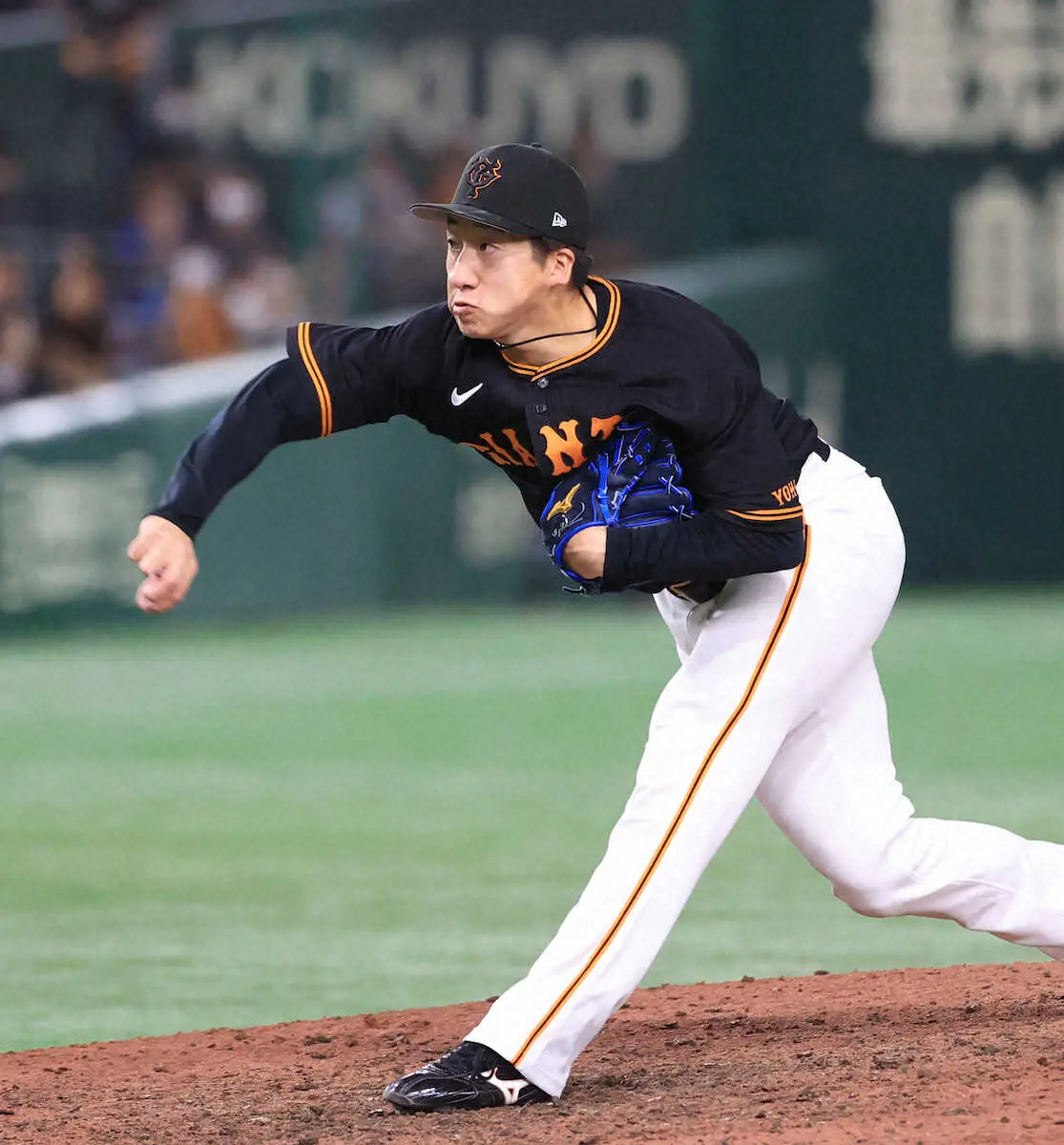 【画像・写真】巨人・大勢　代名詞のヒールアップ投法封印して50セーブ目「200セーブというところはいきたいな」