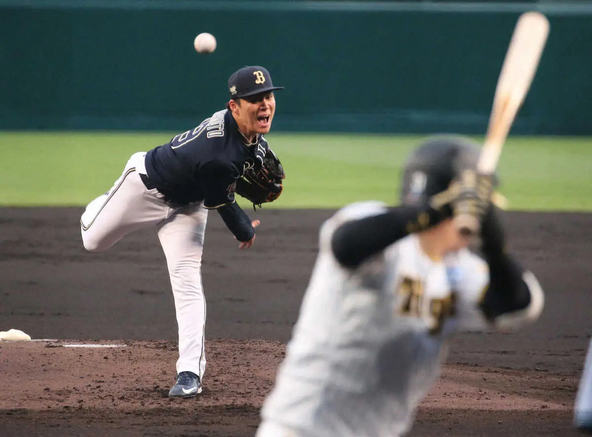 【画像・写真】オリックス・由伸　「雰囲気にのまれないように冷静に」人生初の甲子園勝利　防御率もトップに浮上