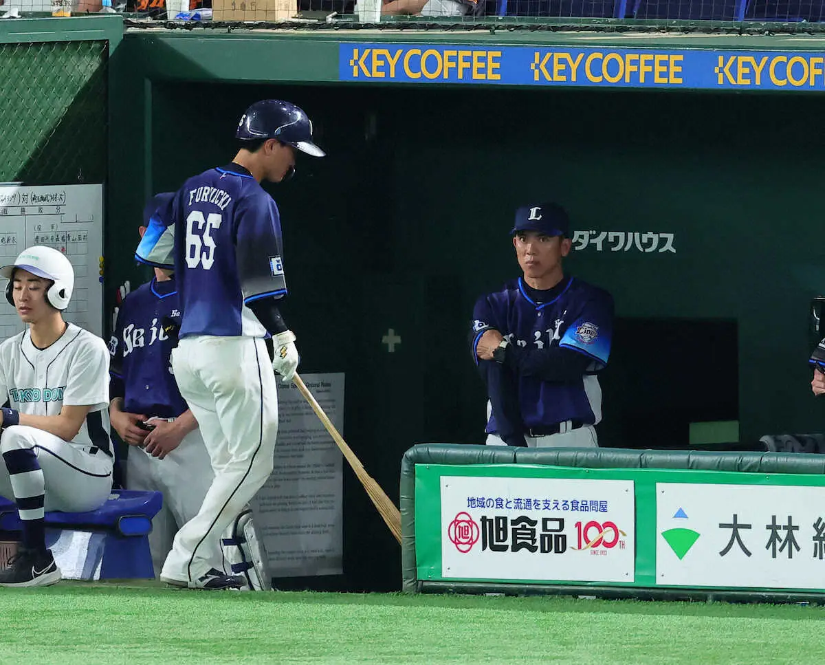 【画像・写真】西武・稼頭央監督　「打撃陣もうちょっと思い切って」わずか1得点で4連敗