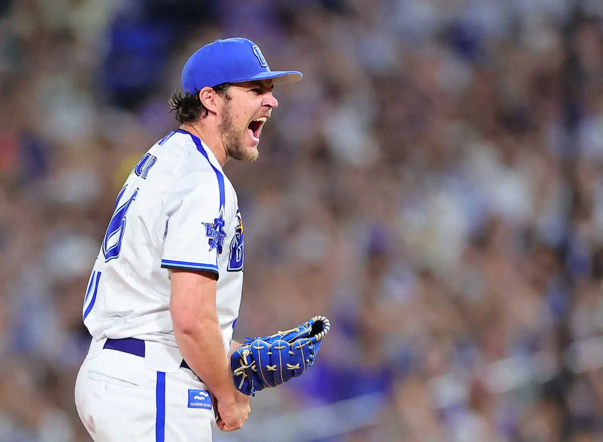 【画像・写真】DeNA・バウアー「最高チョ～」来日初完投　中4日で真骨チョ～、今季最短2時間8分で113球12K