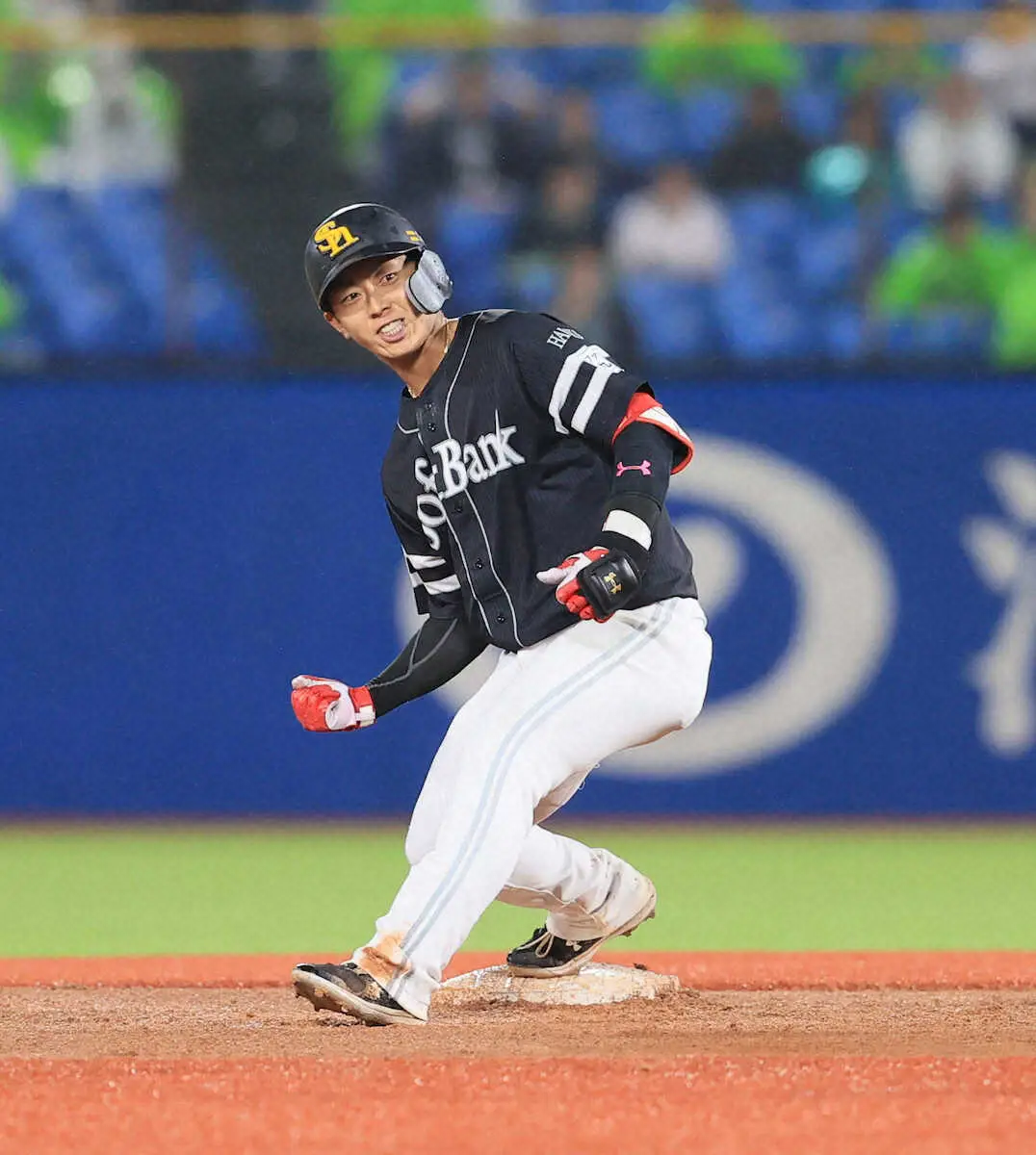 【画像・写真】ソフトバンク大きな3連勝！延長10回に今宮が決めた！二転三転“四転”雨の神宮今季最長試合制した